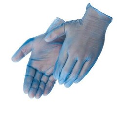 Blue Disposable Powder Free 4 mil VINYL Cleaning Medical Exam Gloves 1000/CS