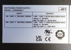 Artesyn LCM3000Q-T Switching Power Supply 24V 1500W/3000W | Load Tested @ 400W