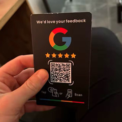 NFC Google review cards, Instant 5 Star Reviews (Easy setup and process.)
