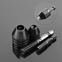 1/4″ Hex Shank Keyless Drill Bit Quick Change Driver Chuck Conversion Adapter