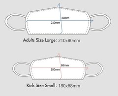 10 Packs MHCARE Adjustable KF94 Korean Face Mask Made in Korea Cover Adults Kids