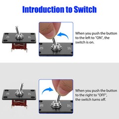 2Set Toggle SWITCH ON/OFF Heavy Duty 15A 250V SPST 2Terminal Car Boat Waterproof