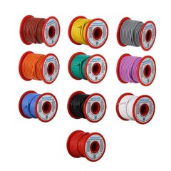 Flexible 14 AWG Stranded Copper Wire – 10 Colors