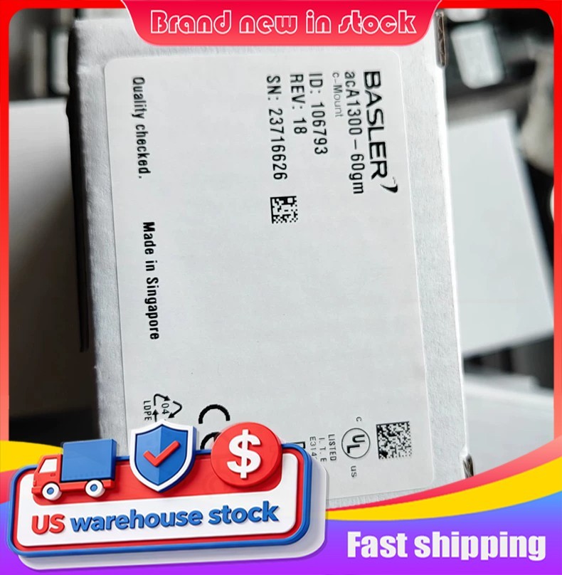 acA1300-60gm original boxed industrial camera, well-made, shipped from the USA