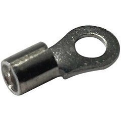 (100) Non-Insulated 12-10 Gauge #10 Ring Terminal Uninsulated Wire Connector USA