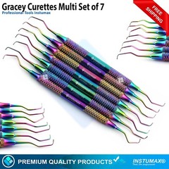 DENTAL GRACEY CURETTES PERIODONTAL 1/2 3/4 5/6 7/8 9/10 11/12 13/14 Light Weight
