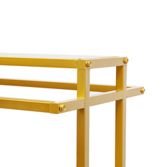 Gold Metal Clothing Display Rack ‎floor Standing Clothes Rack For Clothing Store