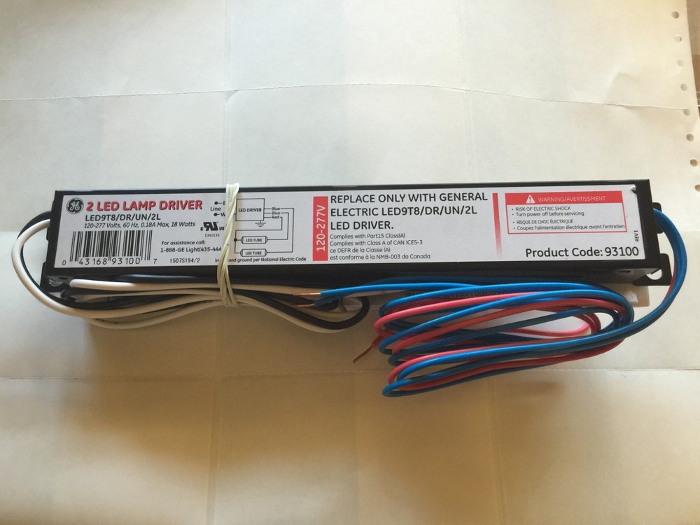 GE Lightech Driver LED9T8/DR/UN/2L 93100 – 2′ 2-lamp