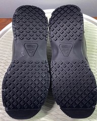 ACE Shoes For Crews Steel Toe Slip-Resistant Work Shoes Black Wom. 7,Men 5.5