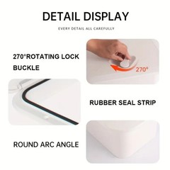 ABS Marine Storage Box with Deck Cover Hatch Lid for Organized Fishing Storage