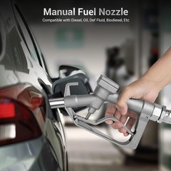 3/4 in NPT Manual Fuel Nozzle with Hook 15/16″ Spout Auto Shut Off Diesel Nozzle