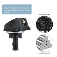 2 PCS Car Front Windshield Washer Nozzle Kit, 1.06In x 0.62In x 0.86In Adjust…