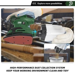 Prostormer Detail Sander, 13000RPM Mouse Sander, 1.6A Electric Palm Sanders w…