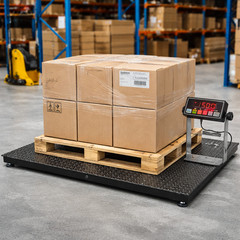 Heavy Duty Floor Scale Pallet Warehouse Industrial 10000lb 1lb 2’x2′ (24″ X 24″)