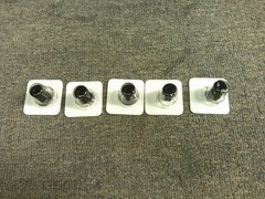 11828001 5pk Avery Monarch Black Ink Rollers 1130, 1131, 1135 & 1136 Label Guns