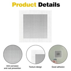 12×12 Inch Drywall Repair Patch Kit Large Holes Wall Ceiling Heavy Duty Mesh