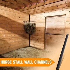 12 Pack 42 Inch Horse Stall Wall Channels Galvanized Steel Easy Installation