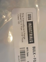 USA Sealing Ring Aramid/Buna-N Flange Gasket for 4″ Pipe 1/16″T Class 150 6pk