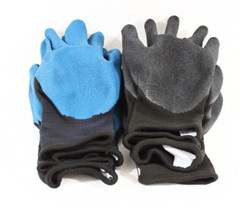 4 Pairs BBH Latex Coated Work Gardening Painting Gloves New Free Shipping