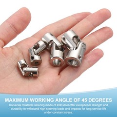 2pcs Rotatable Joint, 3mm to 3mm Inner Dia Universal Joint