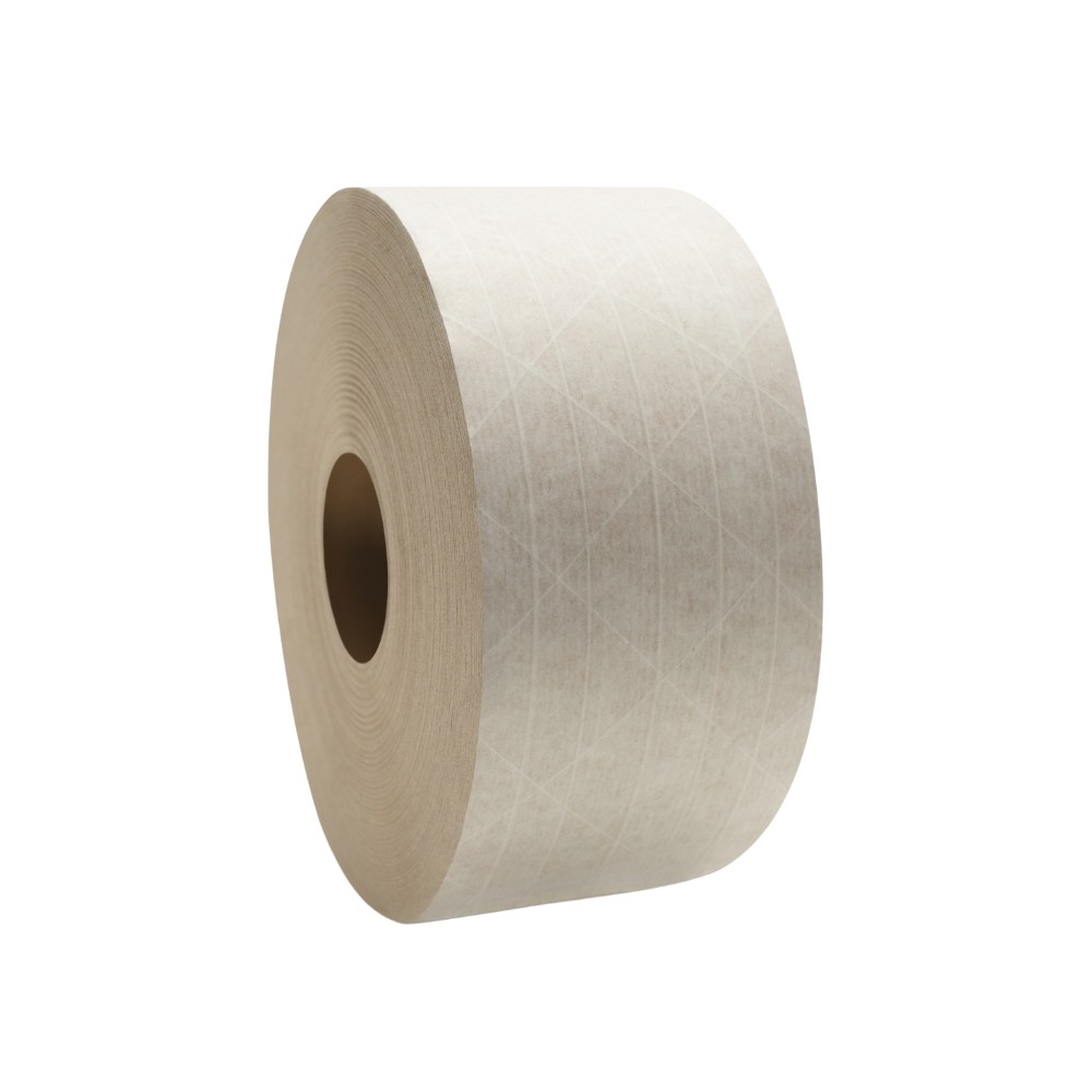 5.1 Mil Wolverine Tape 4.1 White Kraft Reinforced Gum Tape 2.75″x150 Yards 5 Rls