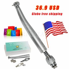 5 Yabang Dental High Speed Handpiece with 4 Holes Quick Coupler 360° Swivel
