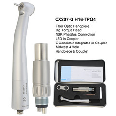 COXO Dental Fiber Optic High Speed Handpiece fit Kavo NSK Sirona Coupler 4 6Hole