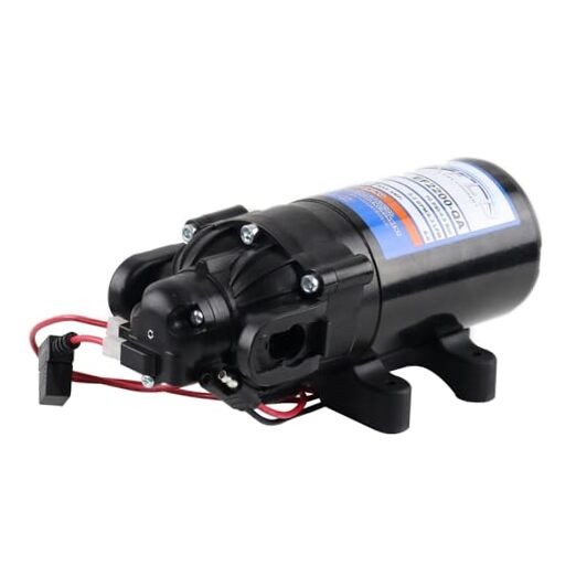 EF2200-QA-BOX 2.2GPM 12V Pump-Quick Attach Port, Black 2.2 GPM Diaphragm