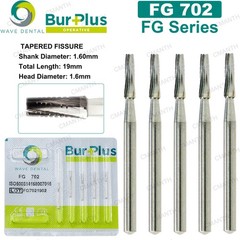 WAVE Dental Burs Surgical Carbide Burs FG Friction Grip For High Speed 1958 NiCr
