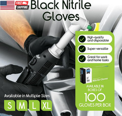 Black Nitrile Disposable Gloves | 4.5 Nitrile Disposable Safety Medical Cooking