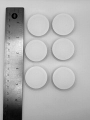 1 1/4″ Hole Nylon Locking Panel Plugs White Dome Cover 1 3/8″ Top Width