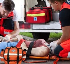 Backboard, Spine Board, Straps Color Coded Fire Ems Rescue
