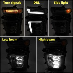 Headlight Assembly Compatible with Chevy Silverado 2500HD 3500HD 2020-2023