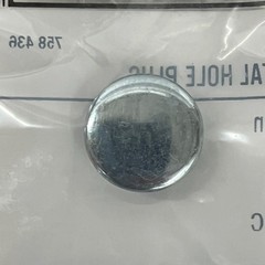 Everbilt Metal Hole Plugs for 1/2 in Holes, Zinc Plated, 5 Pack