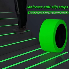 0.5 Inch x 40Ft Glow In The Dark Tape Marking Stickers for Stairs Walls Steps