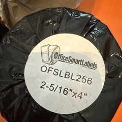OfficeSmartLabels – 2-5/16″ x 4″ Shipping Labels, Compatible with 30256 – (6 …