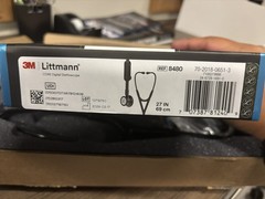 3M Littmann 8480 Black CORE Digital Stethoscope Open Box New