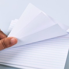 Lined 3×5 Index Cards, White, 2400 Sheets, 24 Pack
