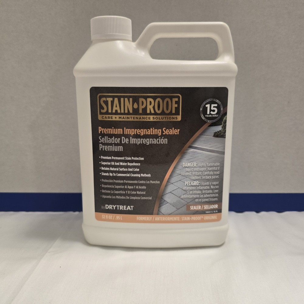 Drytreat Stain Proof ,Premium Impregnating Sealer, Liquid-1 QUART 15 Year Sealer