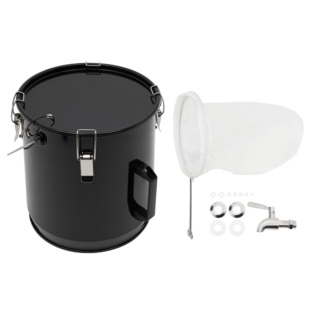 6 Gallon Grease Disposal Bucket with Leak-Proof Design and Convenient Faucet