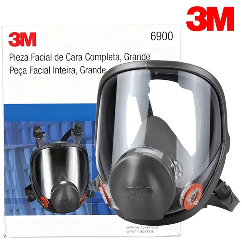 NEW 6900 Full Face Mask | Reusable Respirator Protection | Size Large