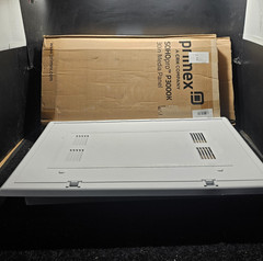 Primex SOHO Pro P3000K 125-0990 30″ Plastic Enclosure w/Base, Hinged Lid, White