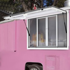 Concession Stand Truck Food Serving Window with 4 Awning Sliding Screens Window