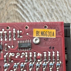 Motorola B1630A Dispatch Control Panel Keypad BLN6631A Circuit Board