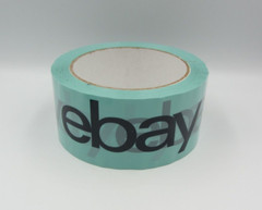 2 Rolls eBay Logo Branded Tape Official Packaging Shipping Aqua Blue