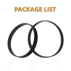 2 Pcs Vacuum Belt 3100625EX637 Replacement for Bissell ProHeat 1210, 12108