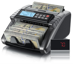 Contadora de Billetes con Conteo de Valor para USD y EUR, Detección de Billetes