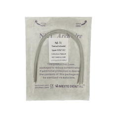 Dental Ortho Heat Thermal Activated Niti Rectangular Arch Wire Natural Form