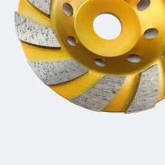 US 2-4 Pc 4″ inch Diamond Segment Grinding Wheel Disc Grinder Cup Concrete Cut