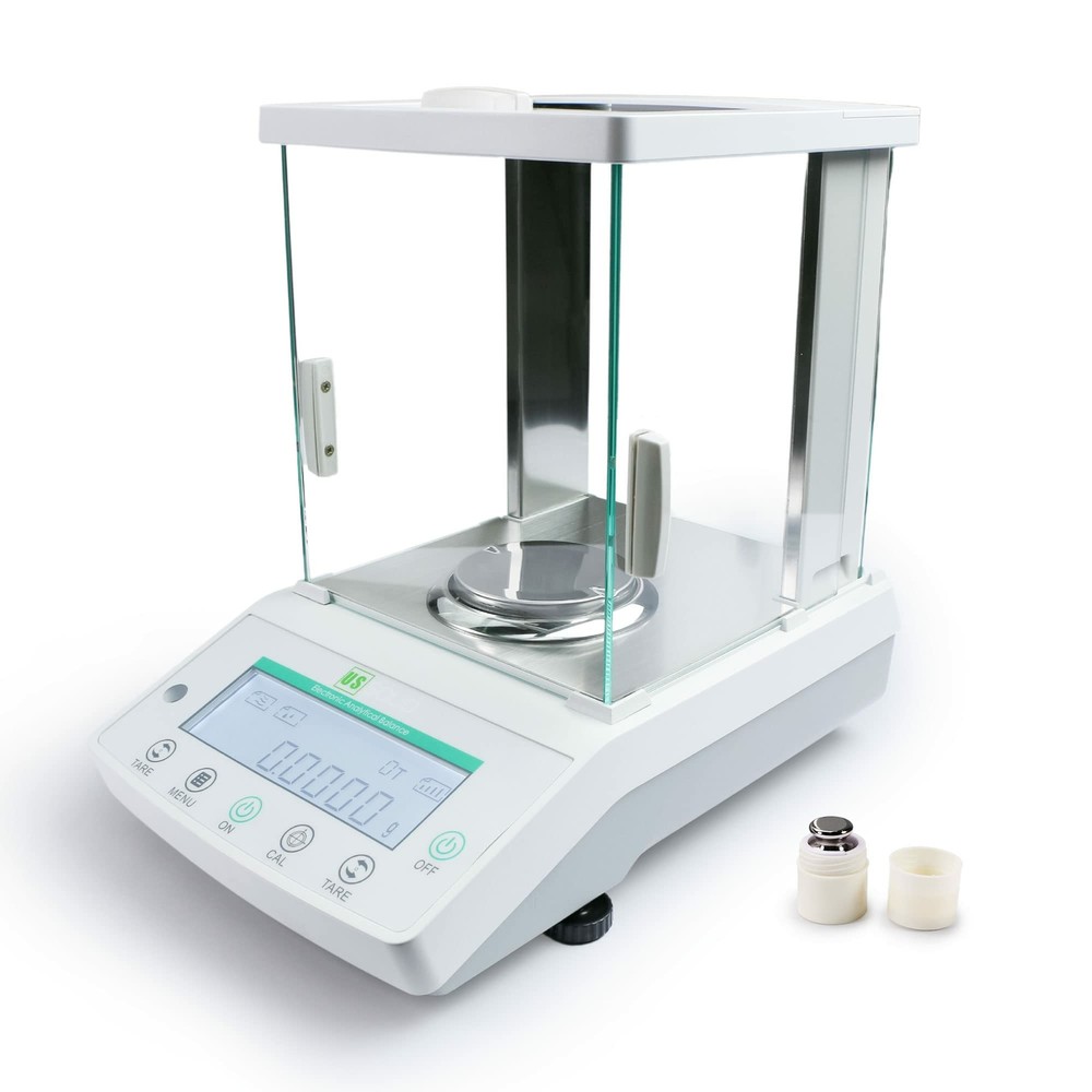 U.S. Solid Analytical Balance 220 x 0.0001 g 0.1mg Scale For Powder And Liquid